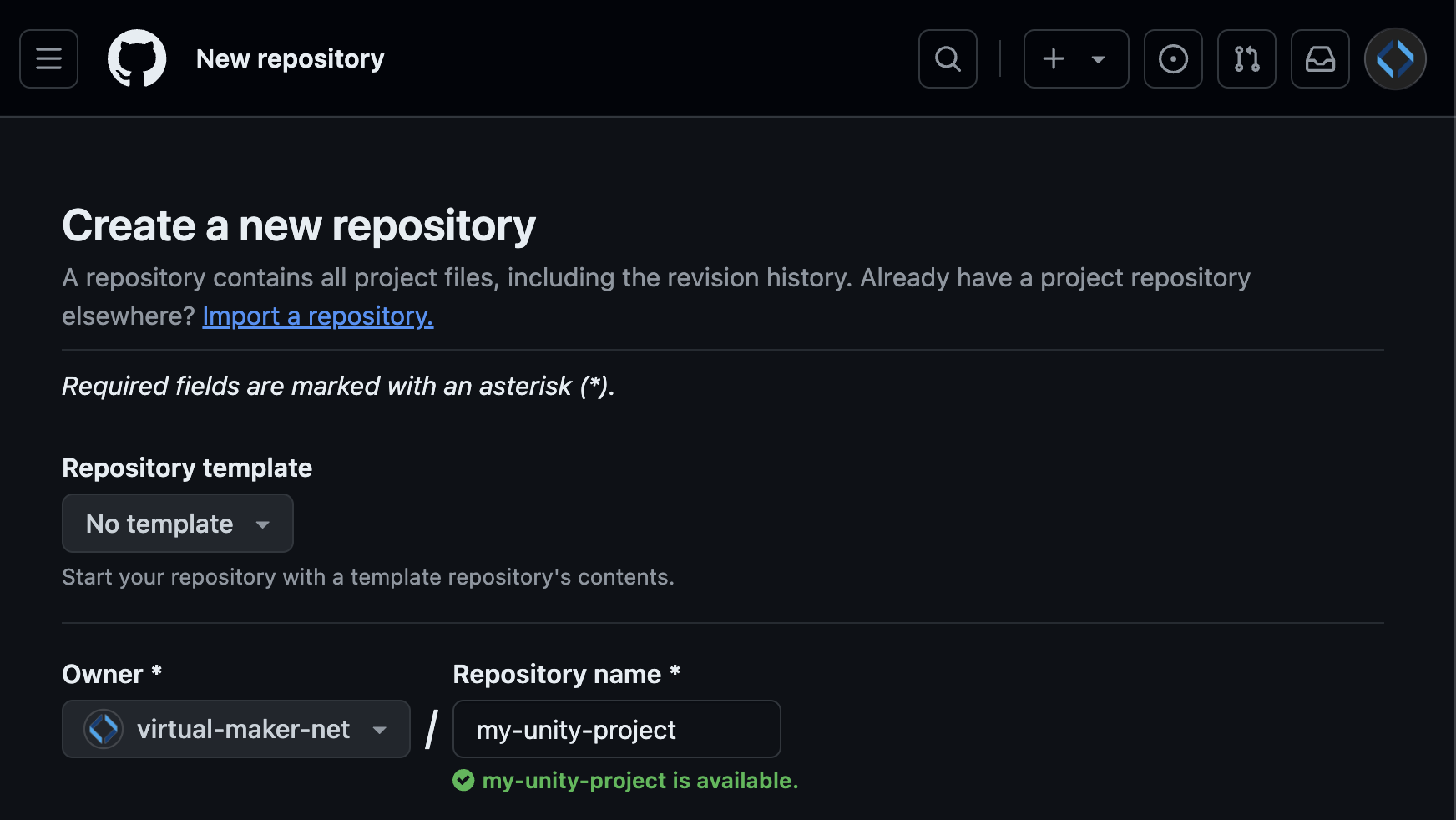 GitHub new Repo